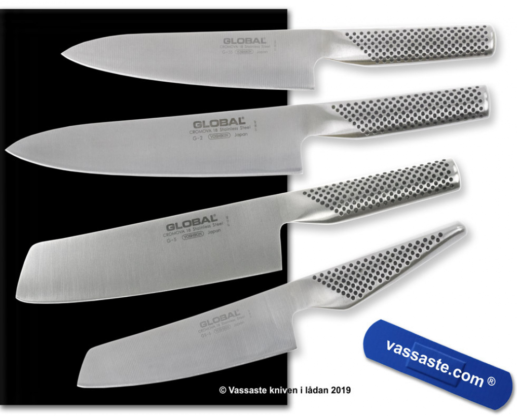 Slipa Globalknivar - Slipning av Global - Pris slipa Globalknivar