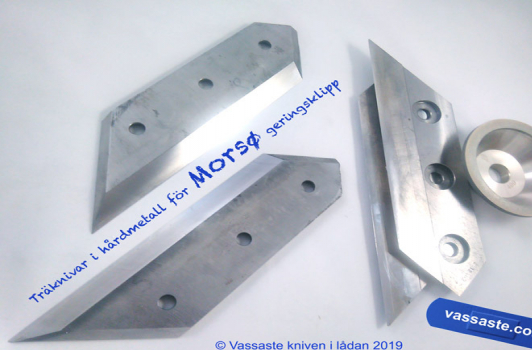 Slipning av industriknivar - Morsö geringsklipp