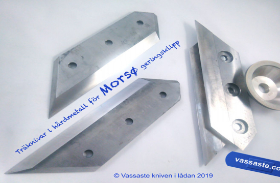 Slipning av industriknivar - Morsö geringsklipp