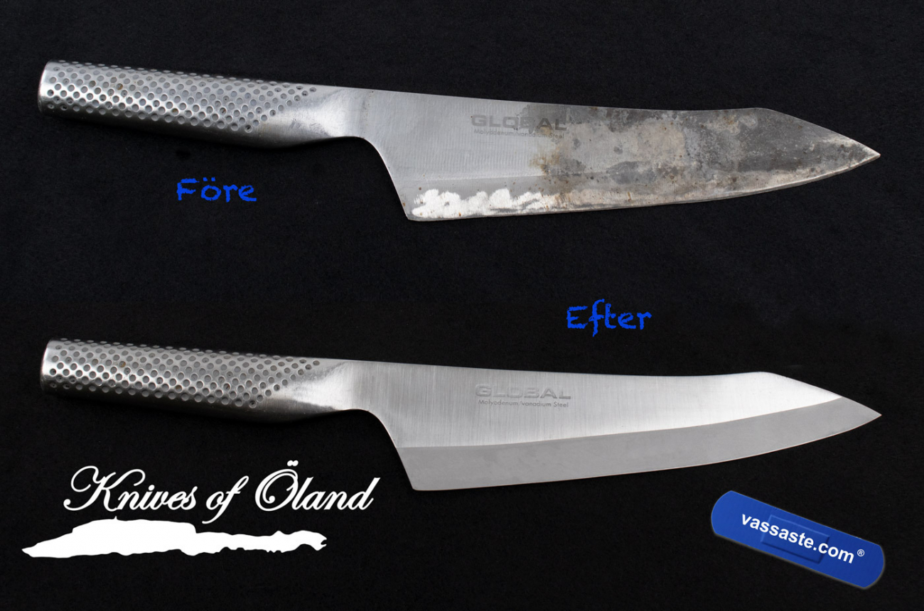 Slipa Global - Slipning och reparation av Globalknivar